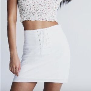 Princess Polly white skirt